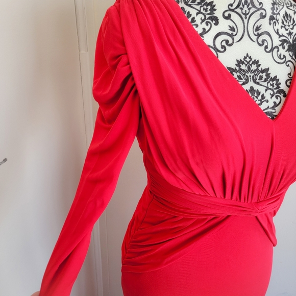 Badgley Mischka Layla A-line Maxi Gown - Picture 4 of 5